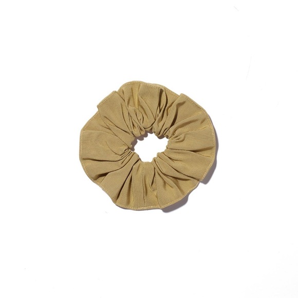 Emme Parsons Grosgrain Gold Scrunchie - Picture 3 of 4